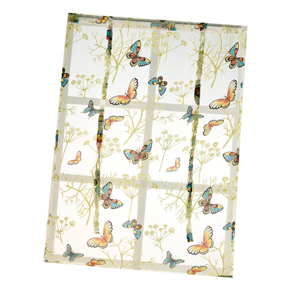 Kitchen Window Short Roman Blinds Curtains Panel Butterfly 80x140cm