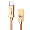 1M Micro USB Charge QC 3.0 Fast Charge Data Cable for Android Phone Golden