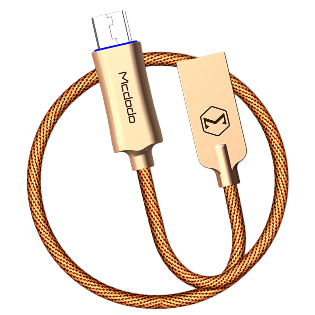 1M Micro USB Charge QC 3.0 Fast Charge Data Cable for Android Phone Golden