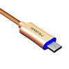 1M Micro USB Charge QC 3.0 Fast Charge Data Cable for Android Phone Golden