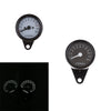 12V Universal Motorcycle Tachometer Meter LED Backlight RPM Black