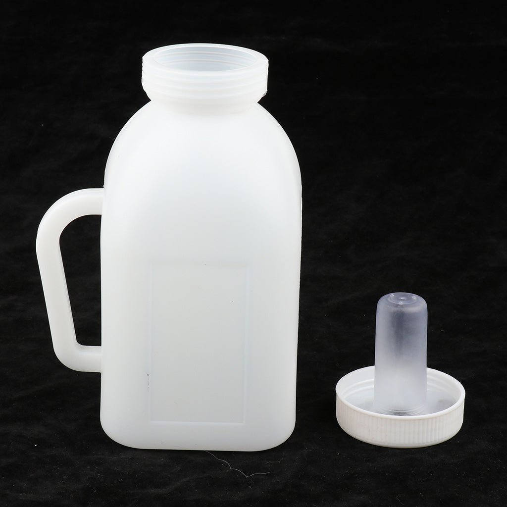 1 Pc Calves Milk Feeding Bottle with Silicone Nipple Farm Baby Bottle 2L