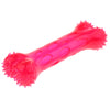 Pet Dog Puppy Fun Toy Teeth Care Cleaning Brush Toys Red L