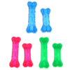 Pet Dog Puppy Fun Toy Teeth Care Cleaning Brush Toys Red L