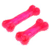 Pet Dog Puppy Fun Toy Teeth Care Cleaning Brush Toys Red L