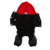 Winter Dog Apparel, Pet Dog Puppy Dress Strap Denim Jumpsuits Red S