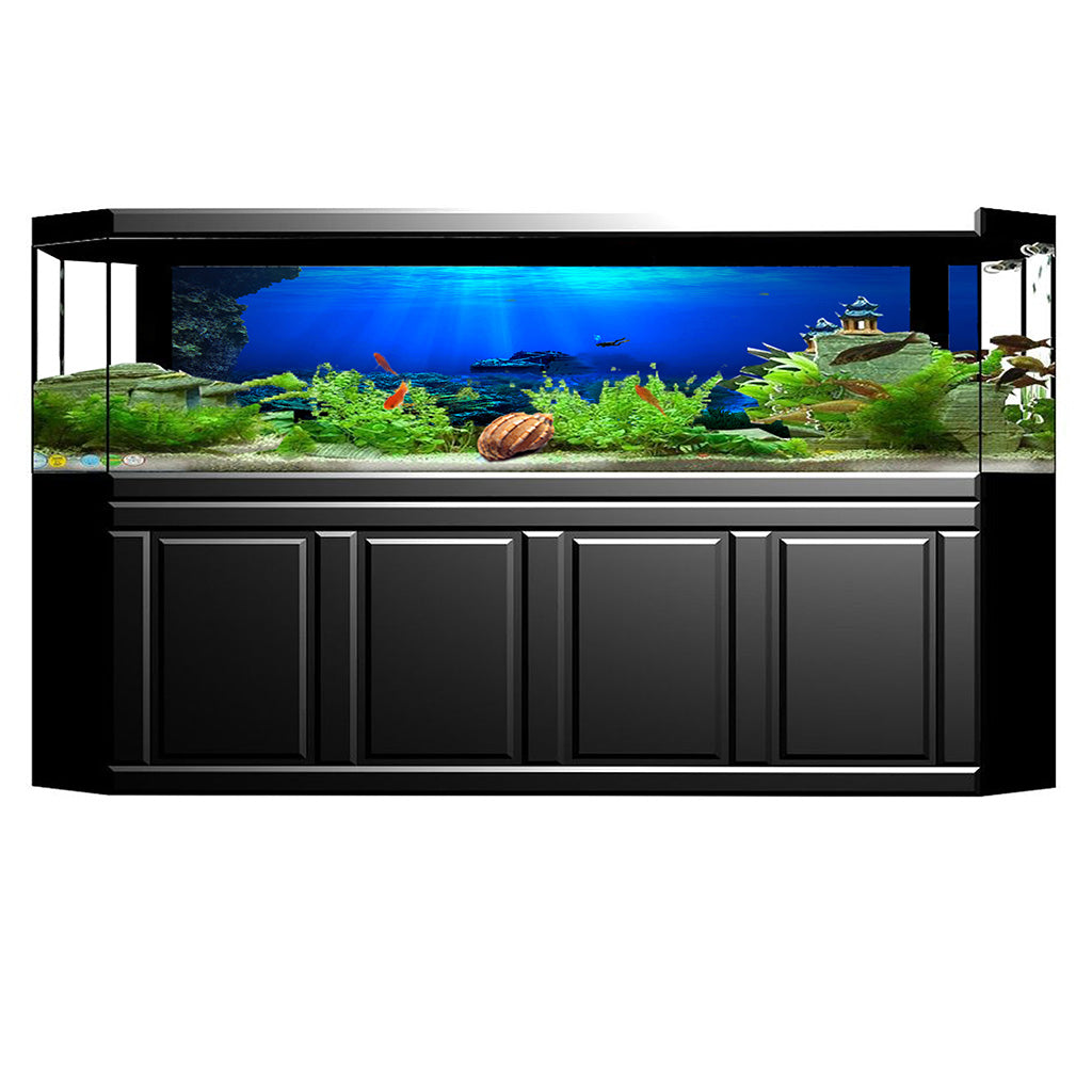 Fish Tank Single-sided Adhesive Background Sticker Marine 122x46cm