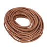 10m Round Leather Cord for Jewelry Making 4mm Diameter