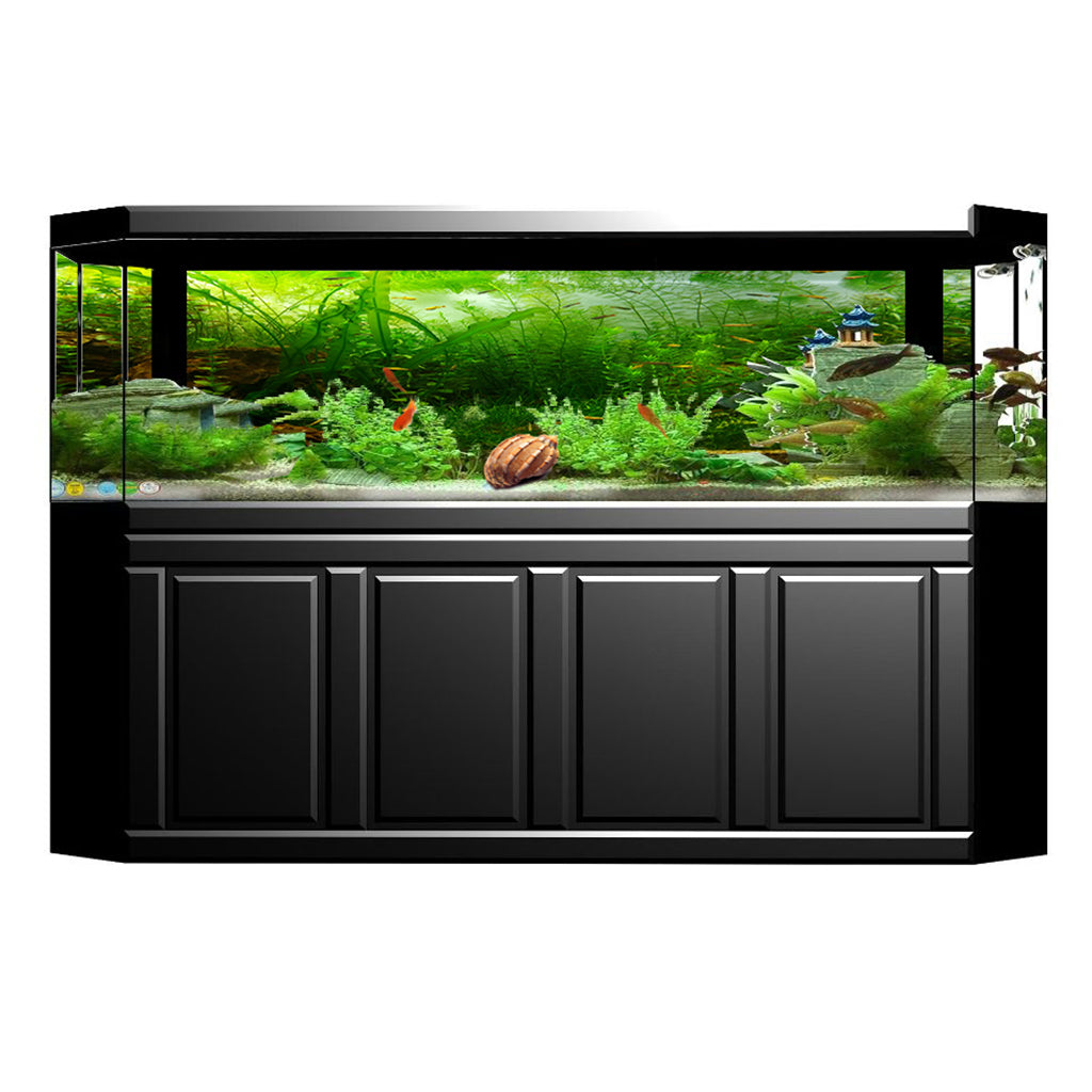 PVC Aquarium Background Poster,Fish Tank Plants Landscape Waterproof 61x41cm