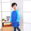 Load image into Gallery viewer, Kids Apron Long Sleeve Painting Drawing Waterproof Smock Light Blue Sleeve L