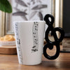 400ml Musical Instruments Ceramic Mug Coffee Cup Music Cup Gift Note B