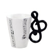 400ml Musical Instruments Ceramic Mug Coffee Cup Music Cup Gift Note B