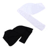 2pcs Long Tail Wide Straps Durag Solid Color Pirate Cap Two Tone Headwraps Black