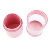 Empty Storage Container Lipstick Tweezer Makeup Brush Holder Case Box Pink