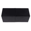 PU Leather Retangle Makeup Brushes Holder Pencil Storage Organier Case Black