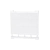 Expandable Shelf Closet Organizer Storage Adjustable Rack Rod White 38-55cm