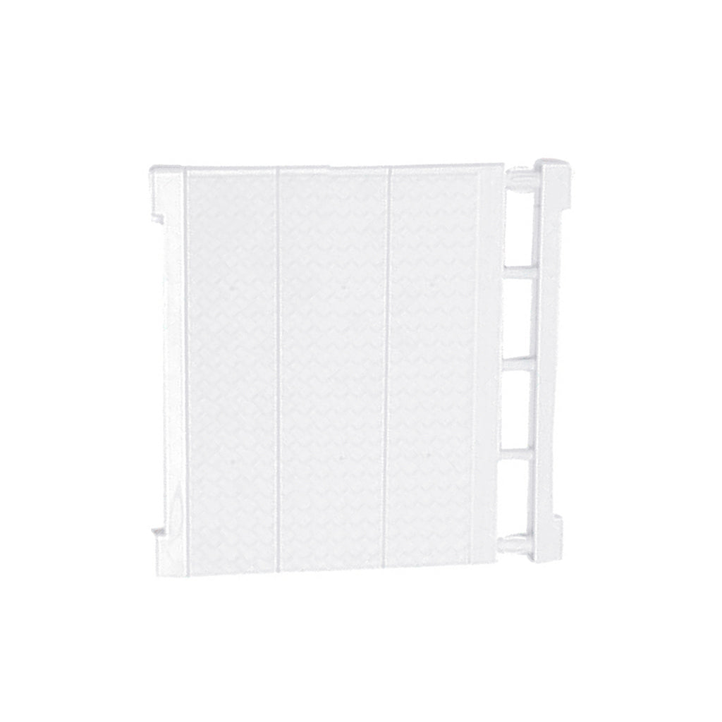 Expandable Shelf Closet Organizer Storage Adjustable Rack Rod White 38-55cm