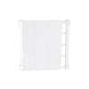 Expandable Shelf Closet Organizer Storage Adjustable Rack Rod White 38-55cm