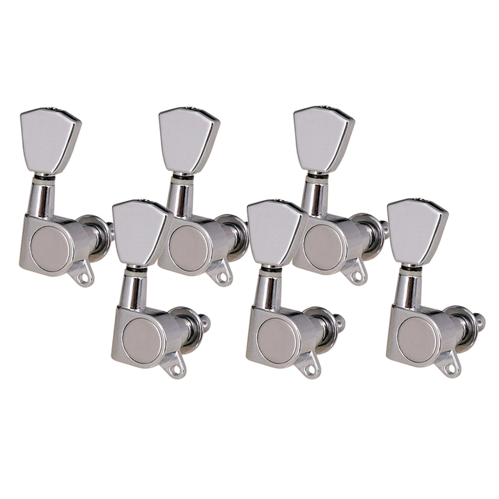 Acoustic Electric Guitar Tuning Pegs Machine Head Tuners Replacement silver