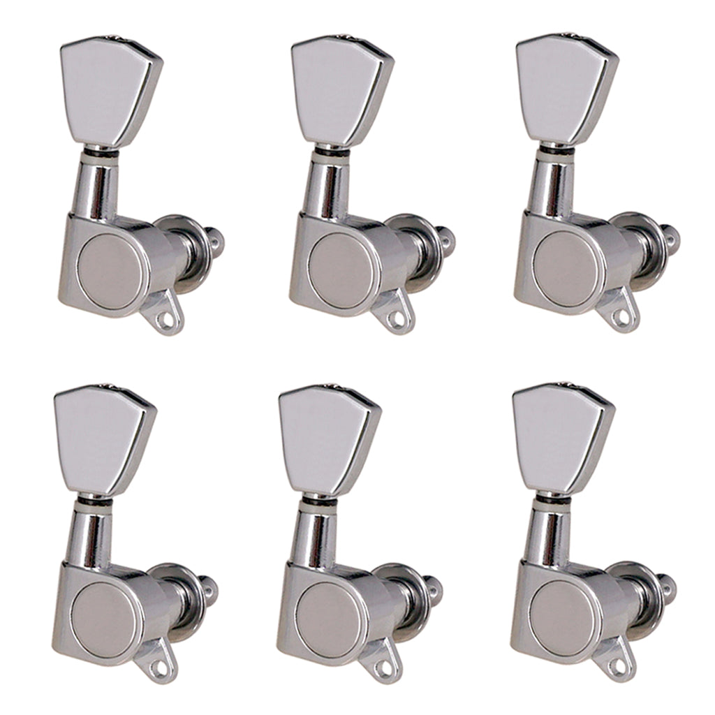 Acoustic Electric Guitar Tuning Pegs Machine Head Tuners Replacement silver