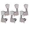 Guitar String Locking Tuning Pegs Machine Head Tuner 3L3R Replacement Silver