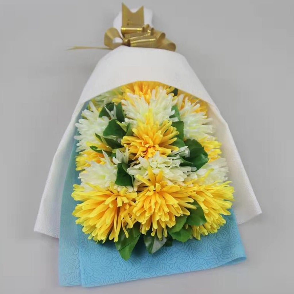 Chrysanthemum Artificial Bouquet Cemetery Flowers Grave Decoration mixed