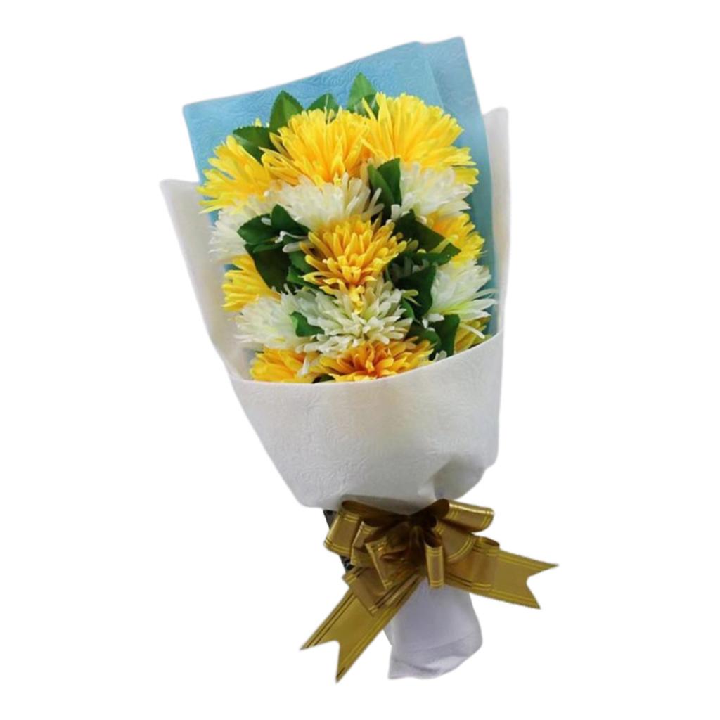 Chrysanthemum Artificial Bouquet Cemetery Flowers Grave Decoration mixed