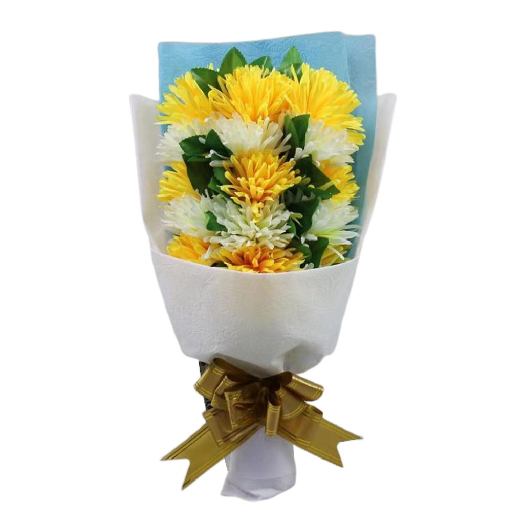 Chrysanthemum Artificial Bouquet Cemetery Flowers Grave Decoration mixed