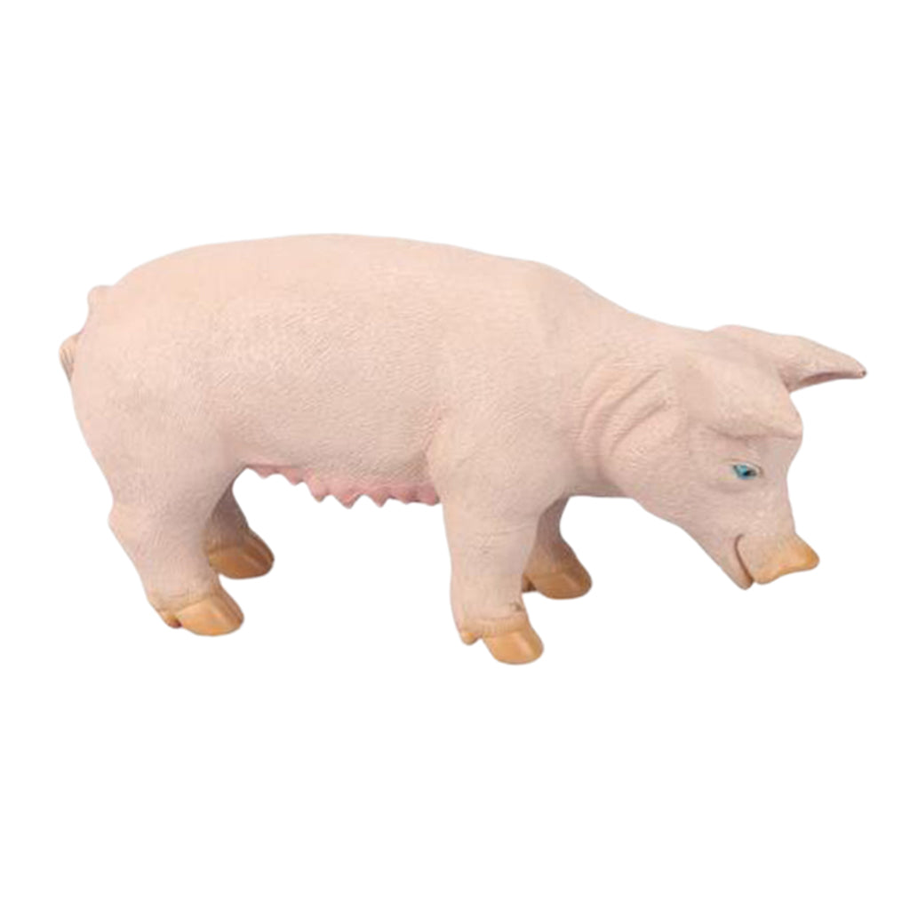 Animal Model with Sound Simulation Animal Figurines Toys Set Pig