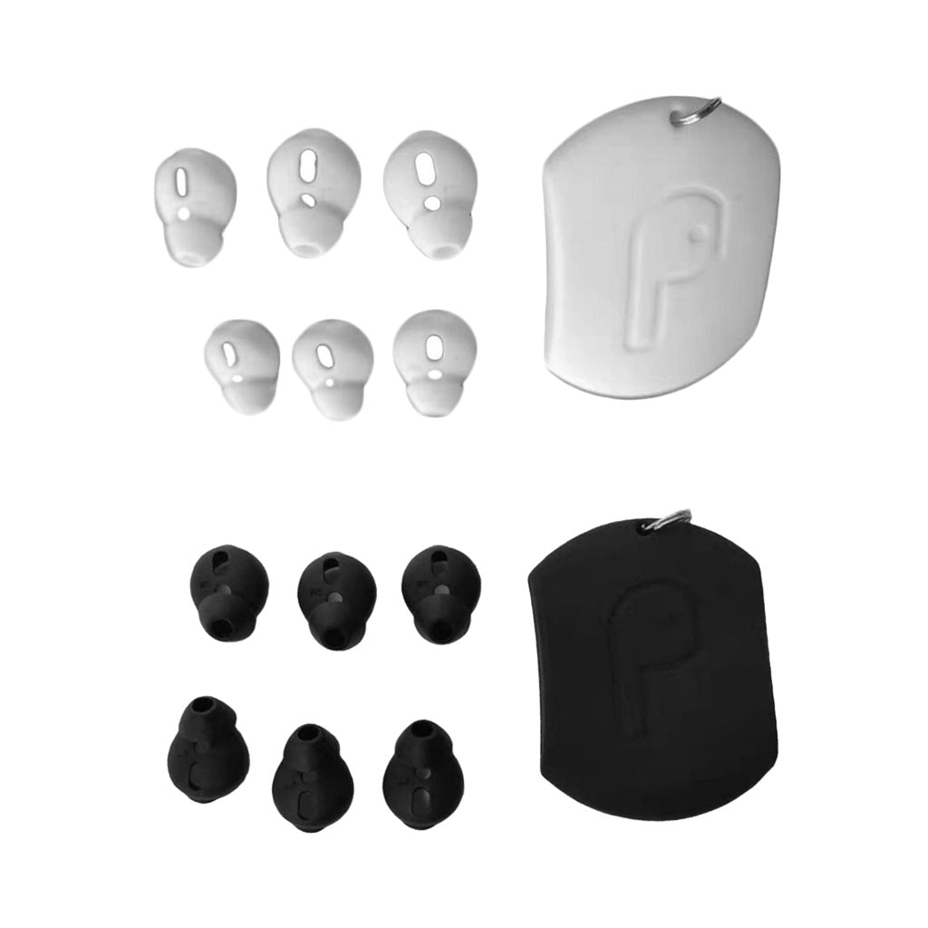 3 Pairs Silicone Earbuds Cover Tips Replacement Ear Buds for Airpods White