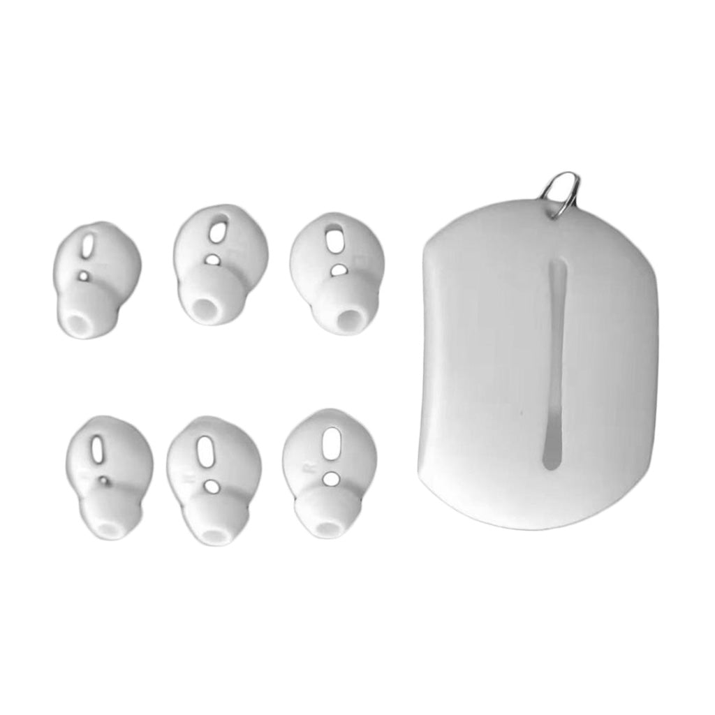 3 Pairs Silicone Earbuds Cover Tips Replacement Ear Buds for Airpods White