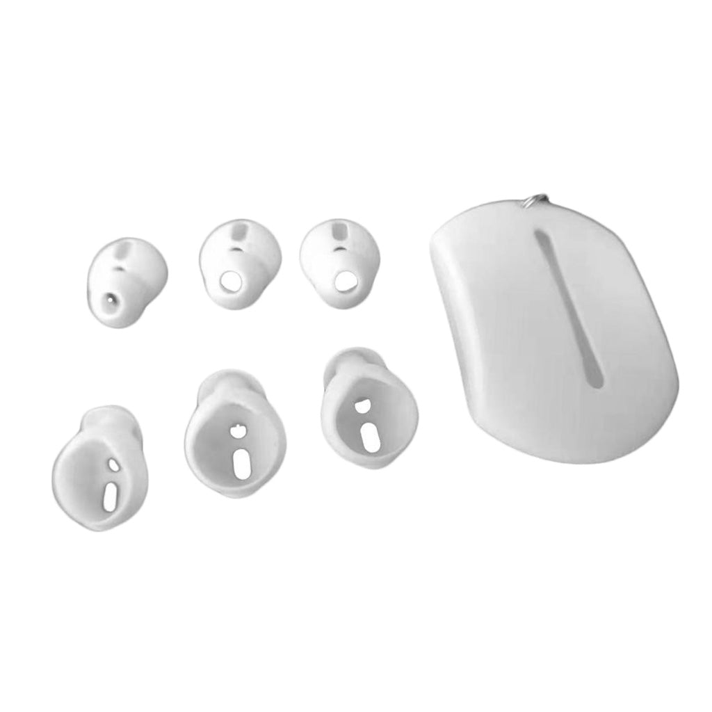 3 Pairs Silicone Earbuds Cover Tips Replacement Ear Buds for Airpods White