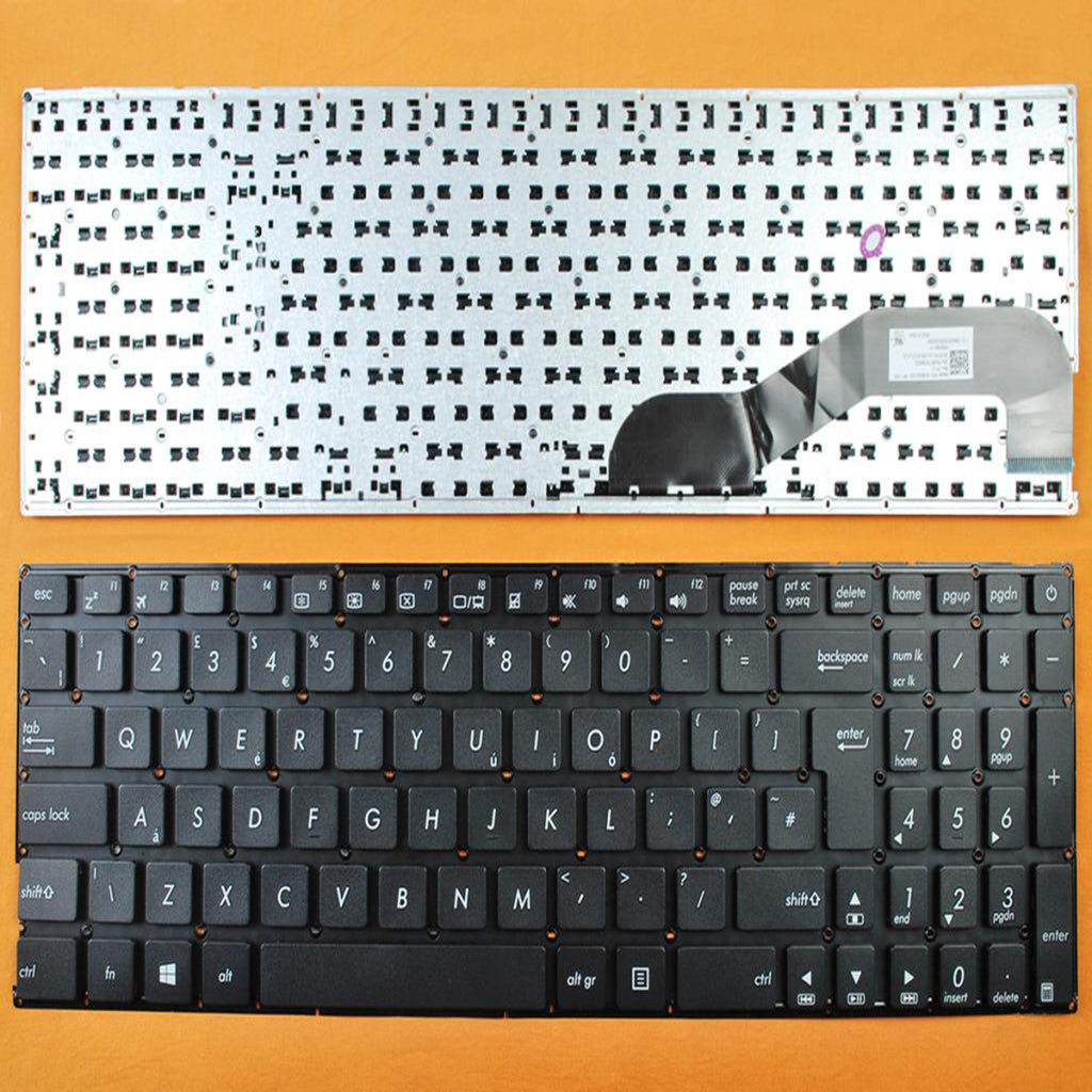 For ASUS X540 X540L UK Laptop English Keyboard Replacement Black