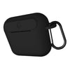 Headphones Case Dustproof Soft Silicone for skullcandy indy earphone  Black