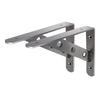 2-Piece Stainless Steel L Shaped Wall Shelf Bracket Rack Support 10 inch