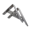 2-Piece Stainless Steel L Shaped Wall Shelf Bracket Rack Support 10 inch