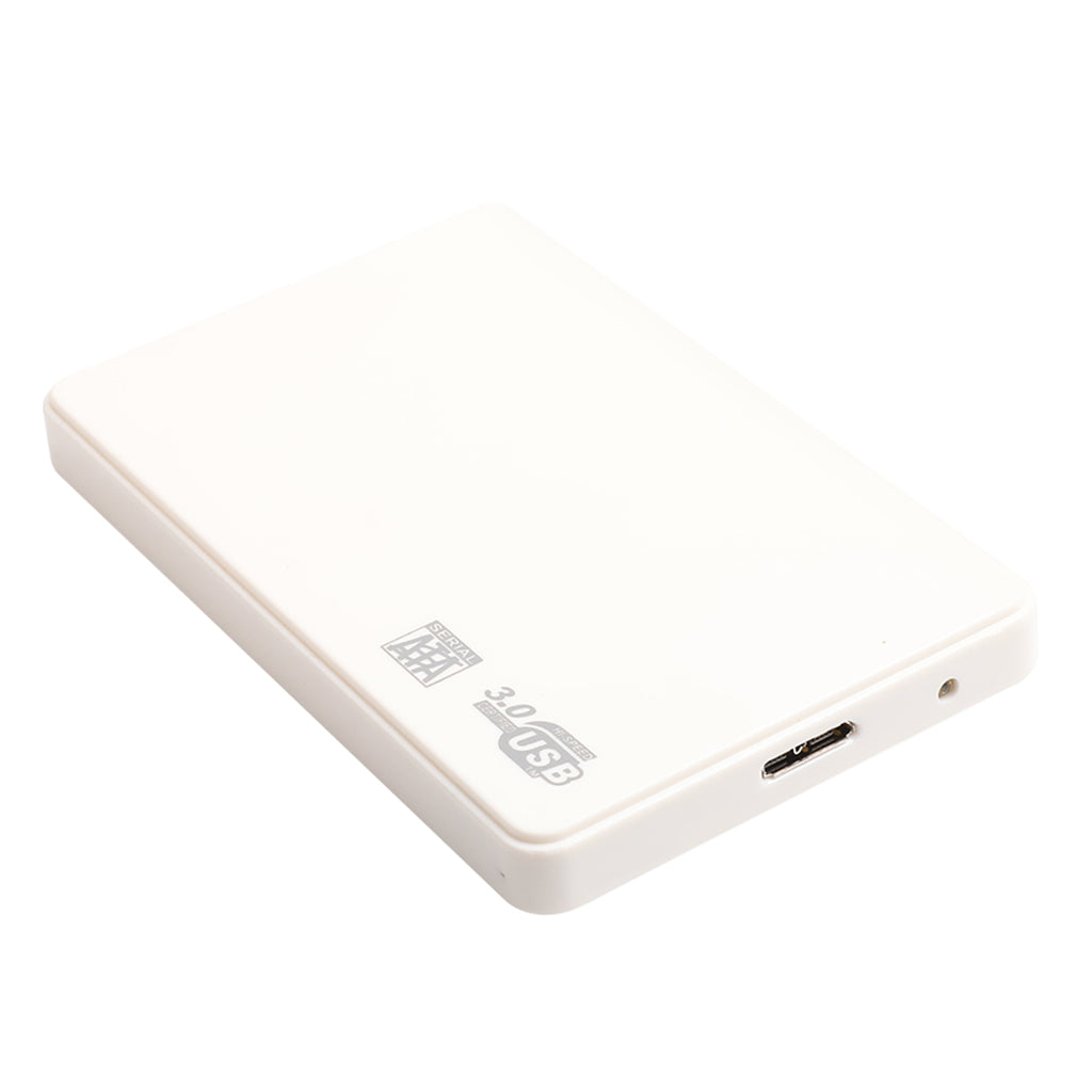 External Hard Drive Ultra Slim USB3.0 for PC Chromebook Xbox 360 PS4 White