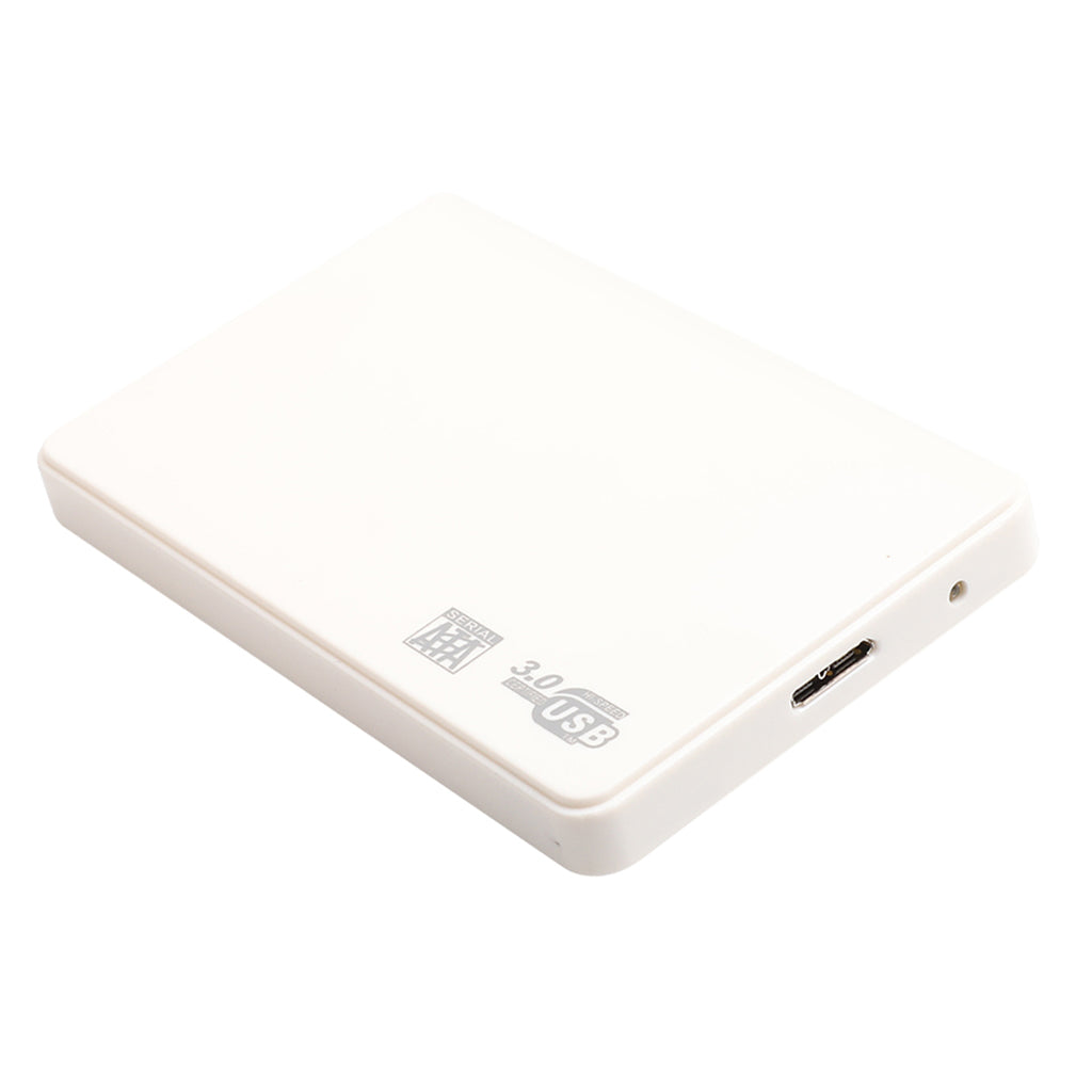 External Hard Drive Ultra Slim USB3.0 for PC Chromebook Xbox 360 PS4 White