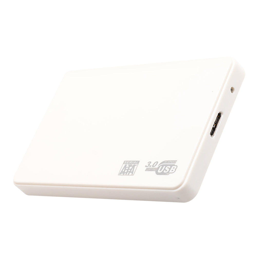 External Hard Drive Ultra Slim USB3.0 for PC Chromebook Xbox 360 PS4 White