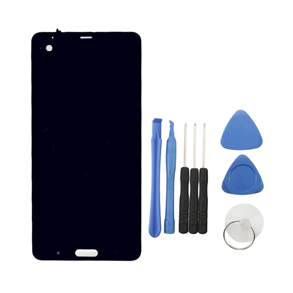 For 5.7" HTC U ULtra LCD Screen Touch Digitizer Black