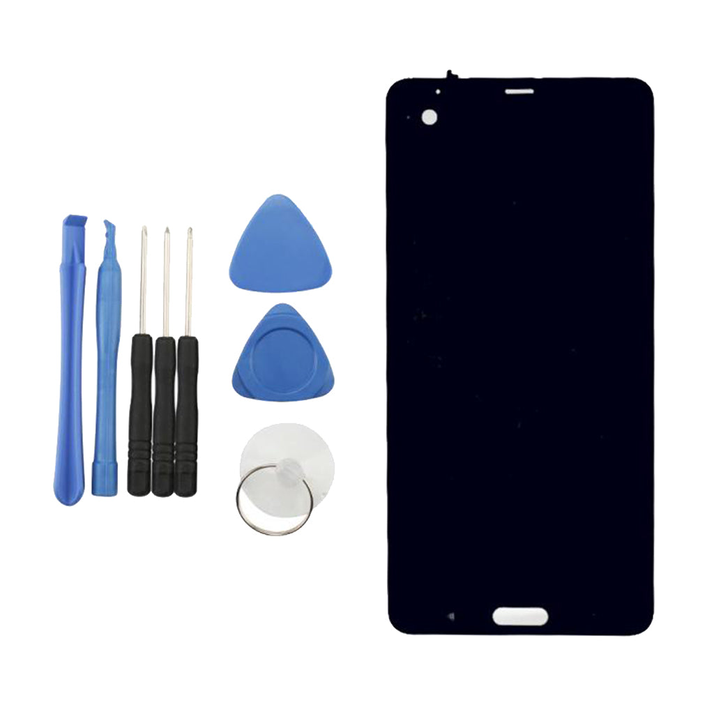 For 5.7" HTC U ULtra LCD Screen Touch Digitizer Black