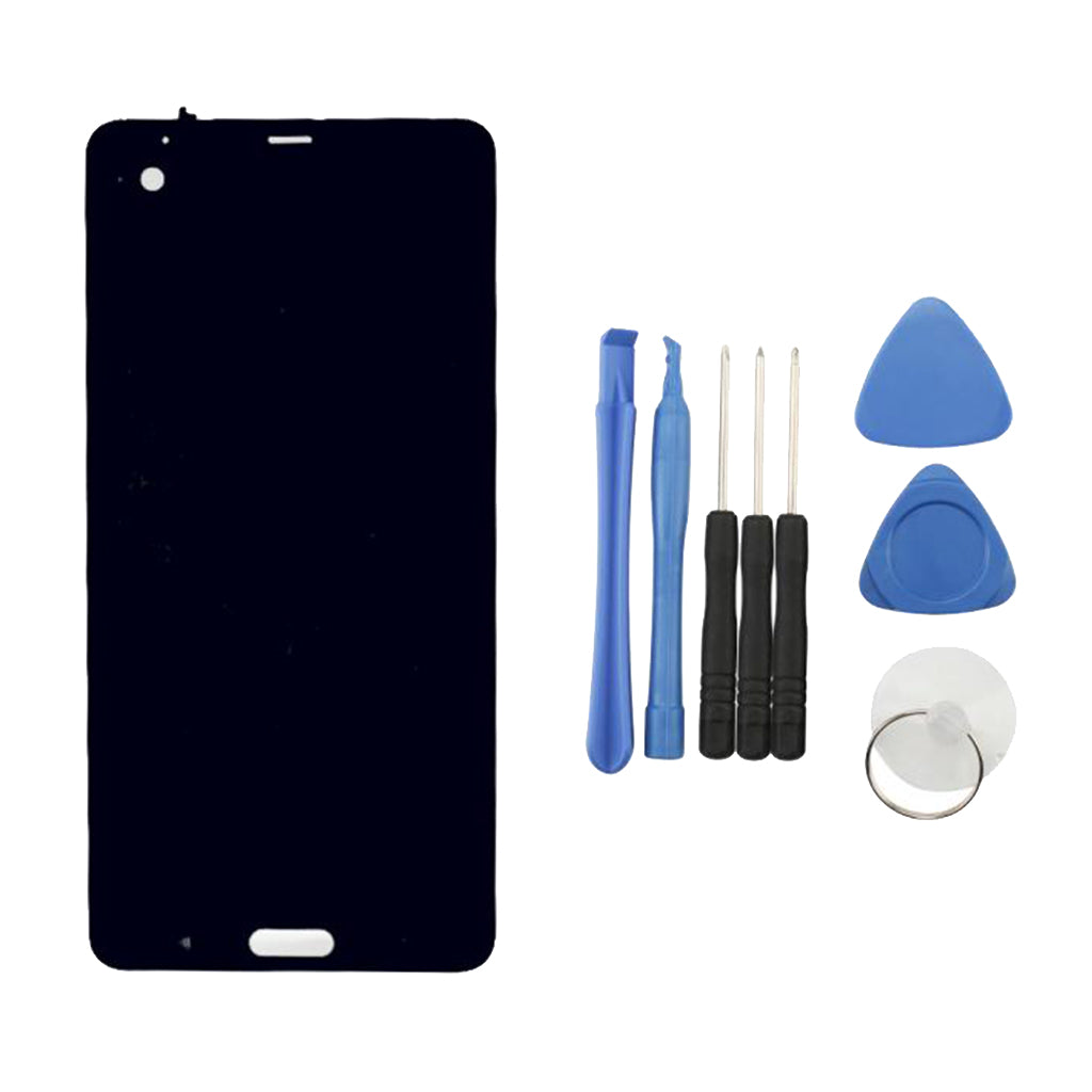 For 5.7" HTC U ULtra LCD Screen Touch Digitizer Black