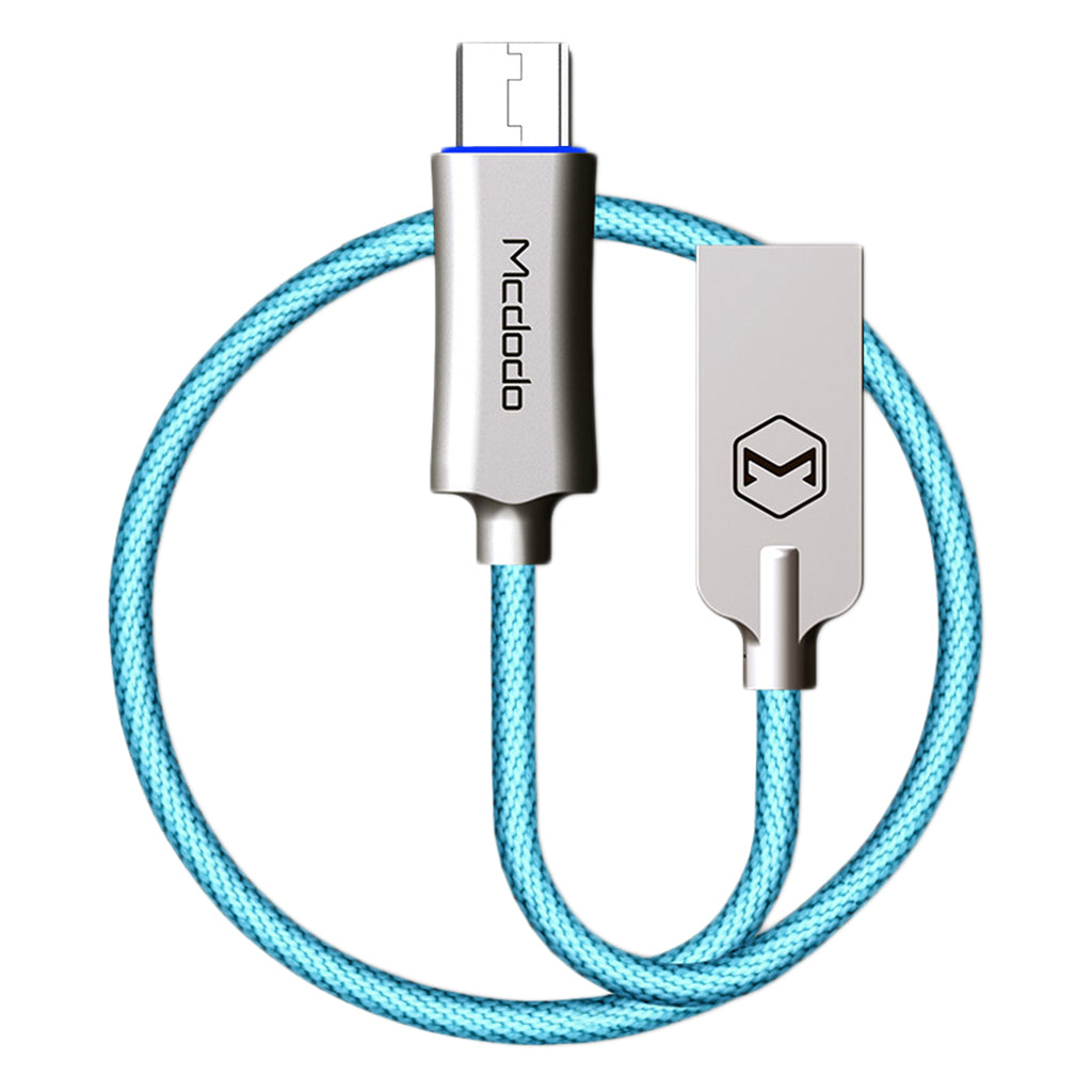 1.5M Micro USB Charge QC 3.0 Fast Charge Data Cable for Android Phone Blue