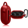 Earphone Clamshell Silicone Full Cover Case for Samsung Galaxy Buds Red