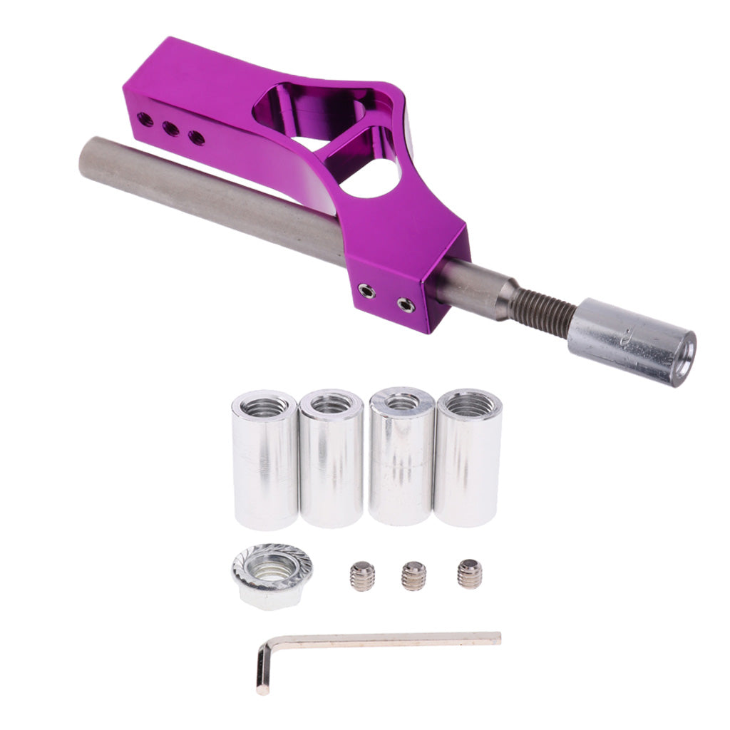 Universal Car Vehicles Manual Gear Quick Shifter Tread Extended Lever Purple