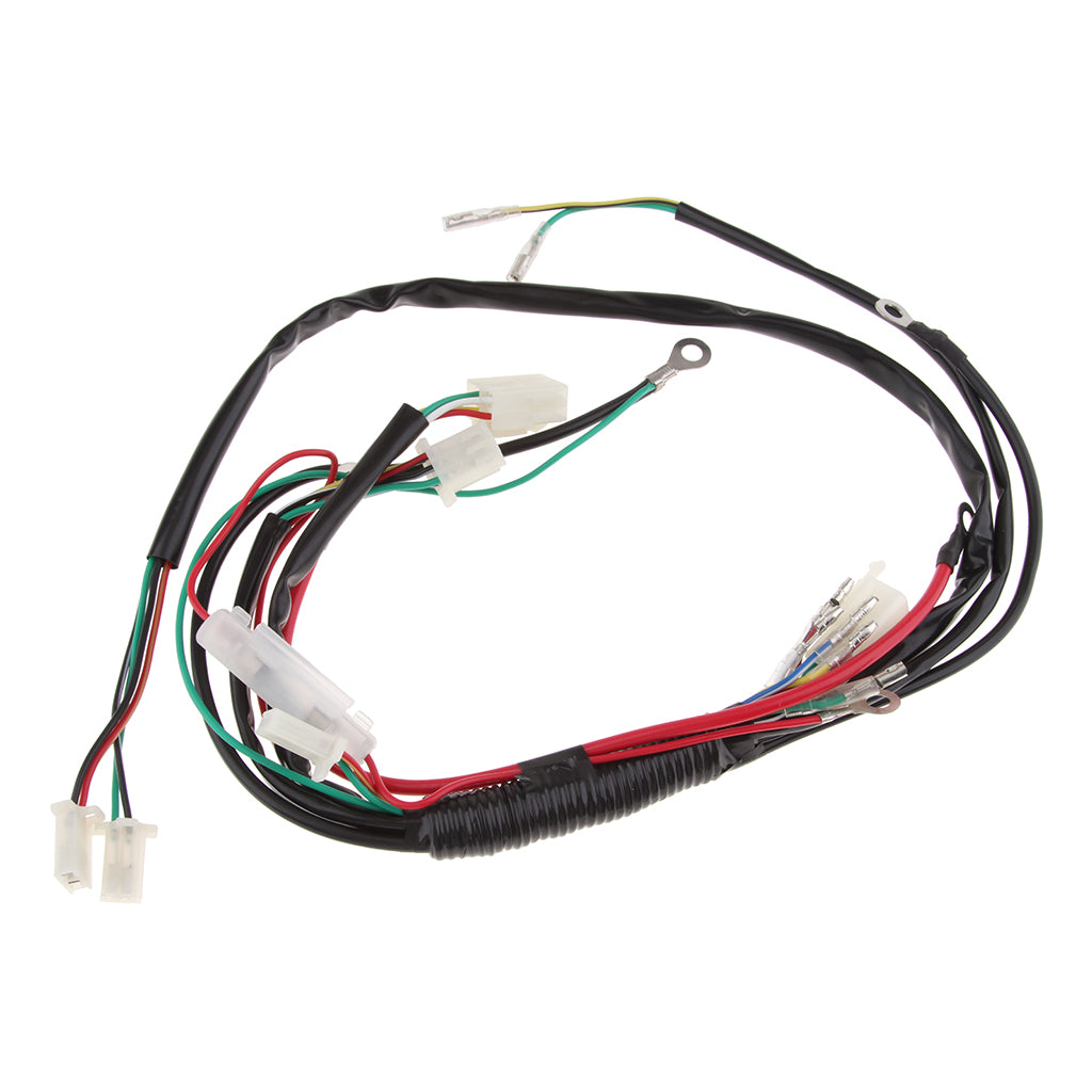 Electric Start Wiring Harness Loom for 50 110cc 125cc PIT QUAD DIRT BIKE ATV