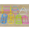 3D Geometric Shape Building Set w/ Box for Kids Mathematics Teaching Aids