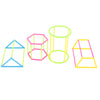 3D Geometric Shape Building Set w/ Box for Kids Mathematics Teaching Aids