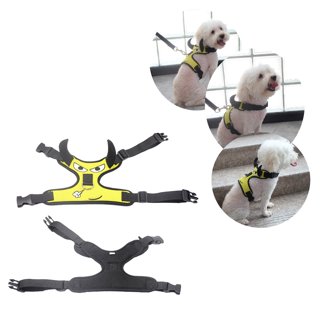 Nylon Small Pet Dog Harness Vest For Pet Walking Outdoor Outfits  M