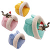 Small Pet Mouse Hamster Squirrel Sleeping Bag Cotton Winter Warm House Nest Pink